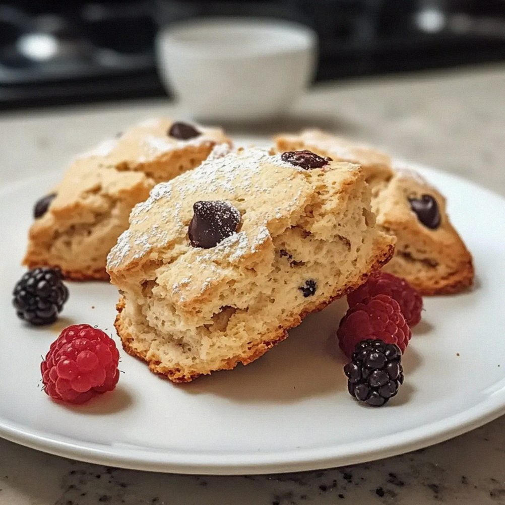 Schnelle Mandelmehl Scones für jeden Tag