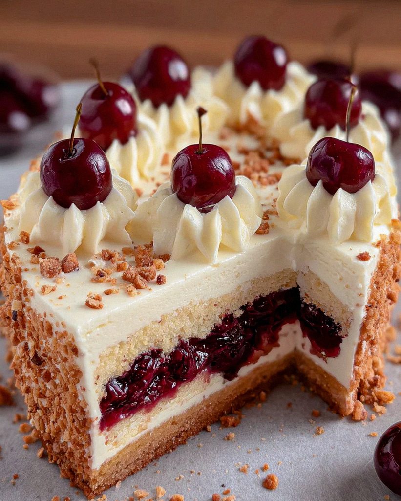 Spekulatius cherry juice Sahnetorte – Schritt 2