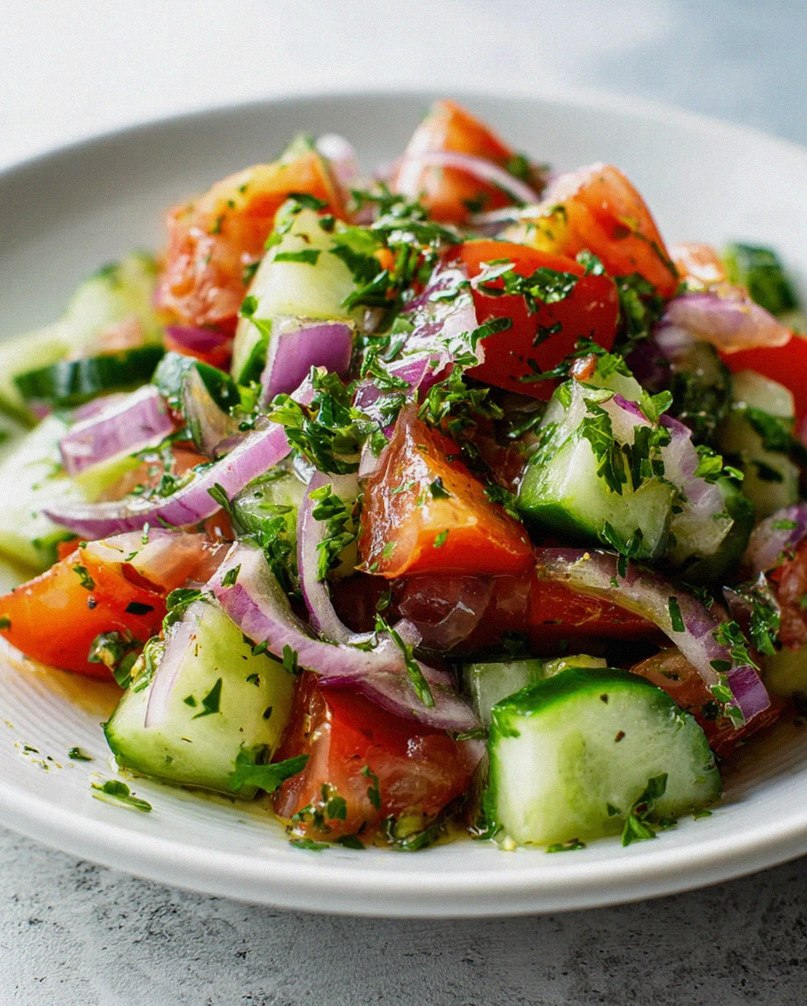 Tomaten Gurken Salat: Das frische Sommerrezept!