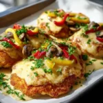 Ueberbackene Partyschnitzel Aus Dem Ofen: Saftig, käsig, einfach lecker!