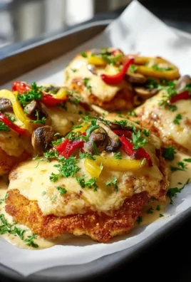 Ueberbackene Partyschnitzel Aus Dem Ofen: Saftig, käsig, einfach lecker!