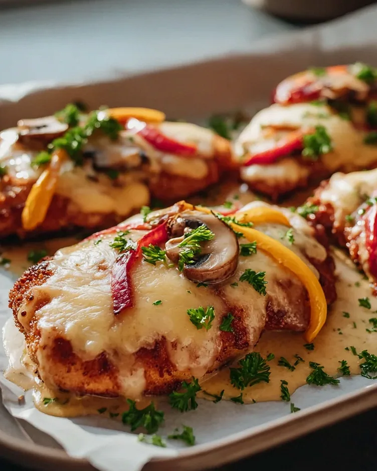 Ueberbackene Partyschnitzel Aus Dem Ofen: Saftig, käsig, einfach lecker! – Schritt 2