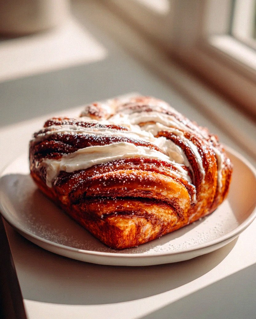Unwiderstehliche Honig Babka mit Frischkäse-Frosting