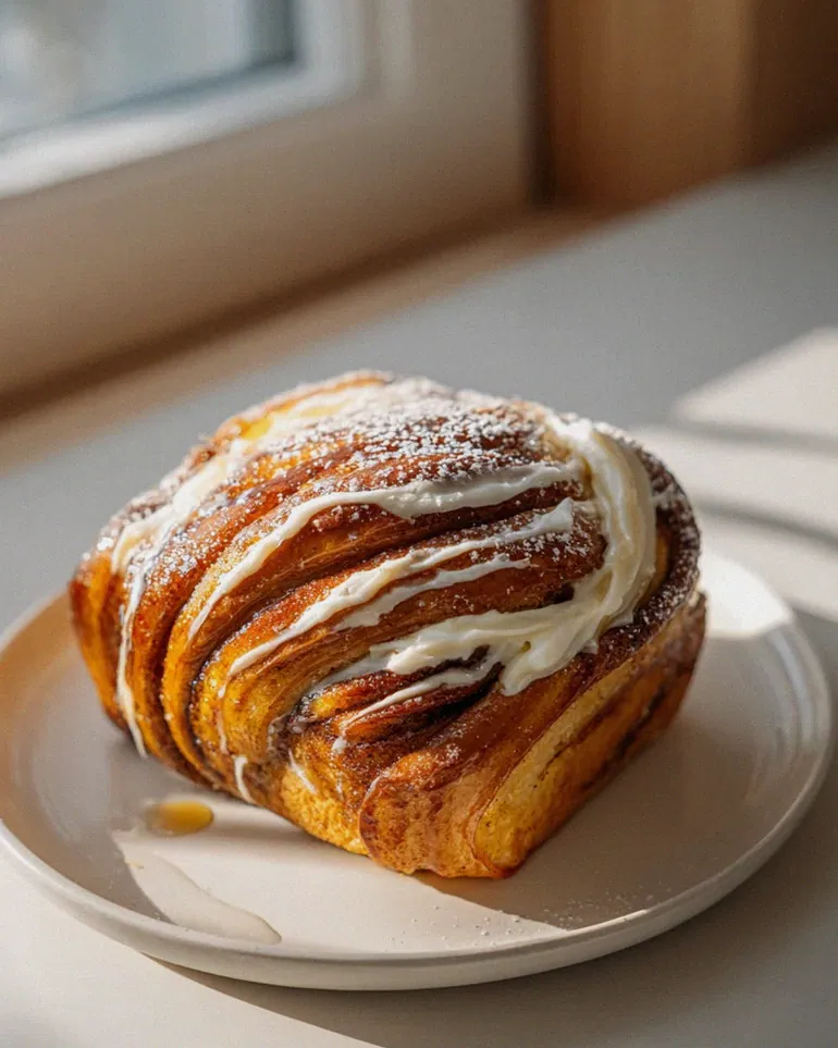 Unwiderstehliche Honig Babka mit Frischkäse-Frosting – Schritt 2