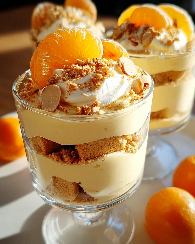Vanillesauce-Mousse mit Spekulatius-Creme und Mandarinen – Schritt 2