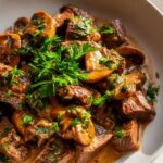 Weihnachtsmarkt Champignons mit Chili-Knoblauchbutter