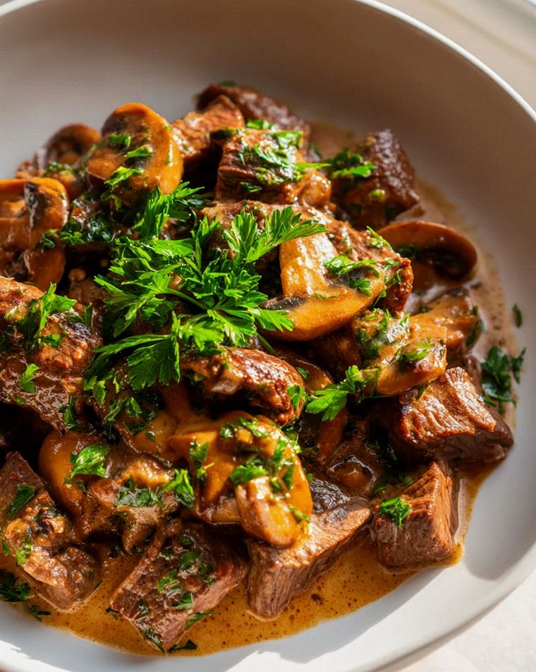 Weihnachtsmarkt Champignons mit Chili-Knoblauchbutter – Schritt 1