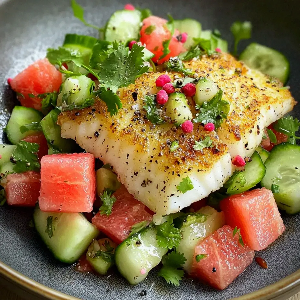 Zander Melonen Gurken Salat für den perfekten Sommer – Schritt 1