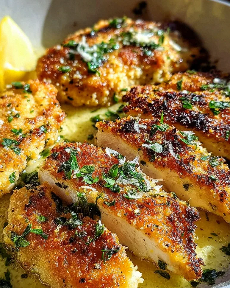 Zitronen Parmesan Pfannenhähnchen – Schritt 1