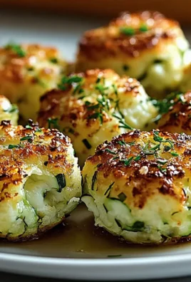 Zucchini Feta Bällchen Einfach und Schnell