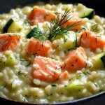 Zucchini-Lachs-Risotto