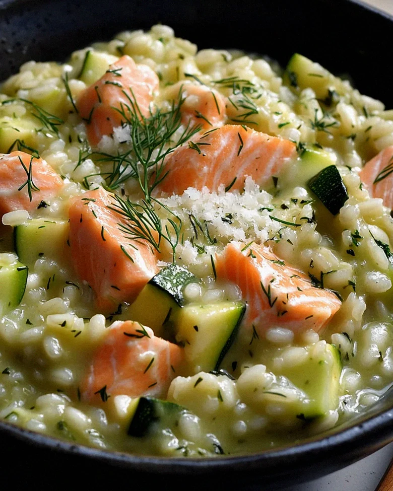 Zucchini-Lachs-Risotto – Schritt 2